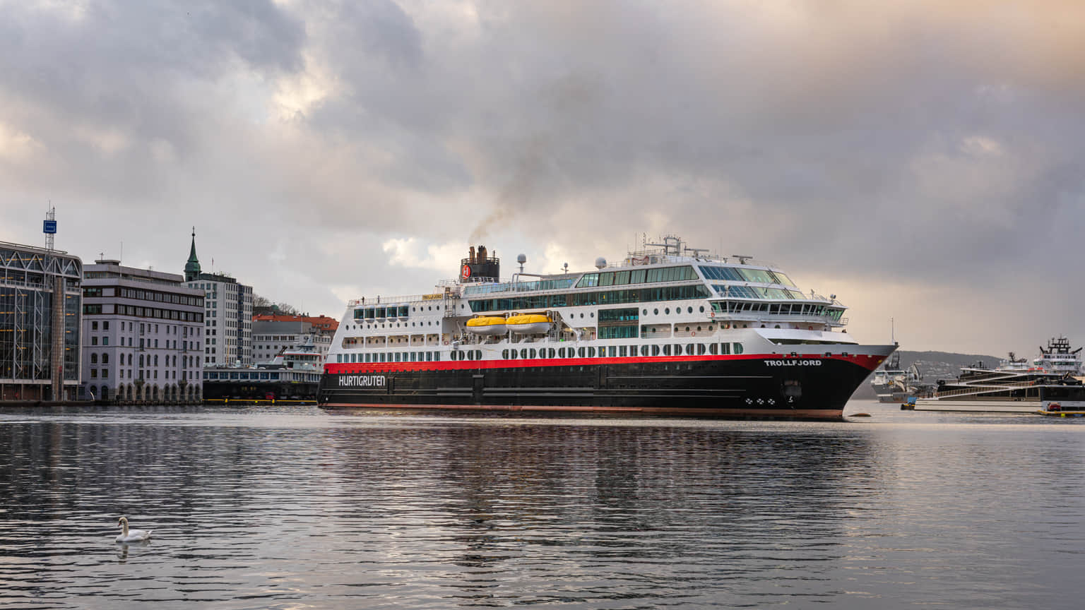 Take the Trollfjord cruise
