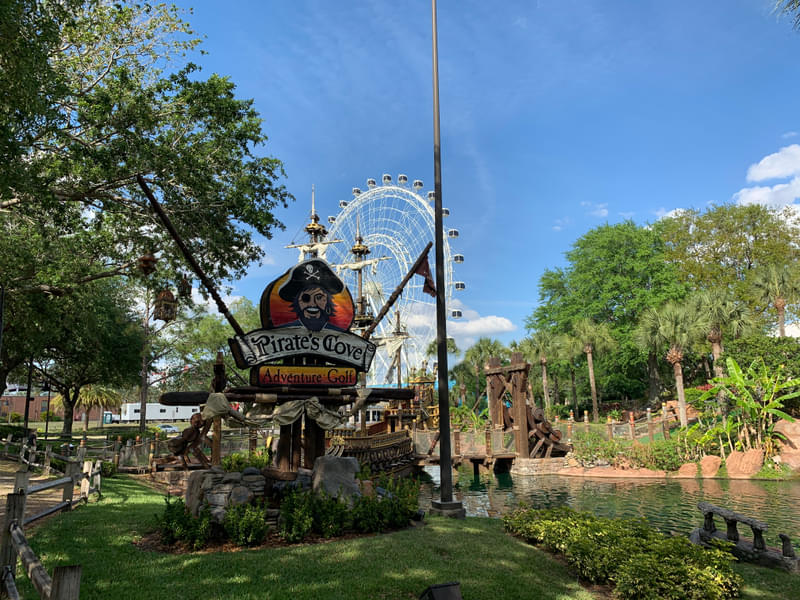 Visit the Pirate's Cove Adventure park in Orlando