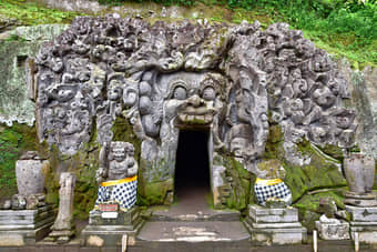 Be mesmerized by the carvings on entrance