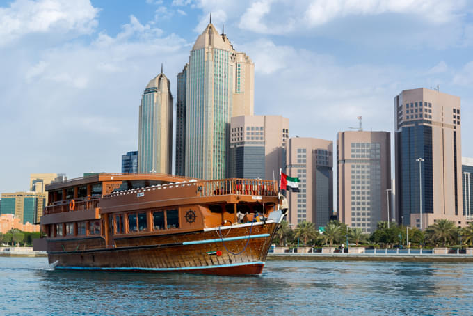 Dhow Cruise Boat with Luxury Dinning Area