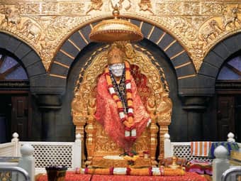 The great Sai Baba Moorti