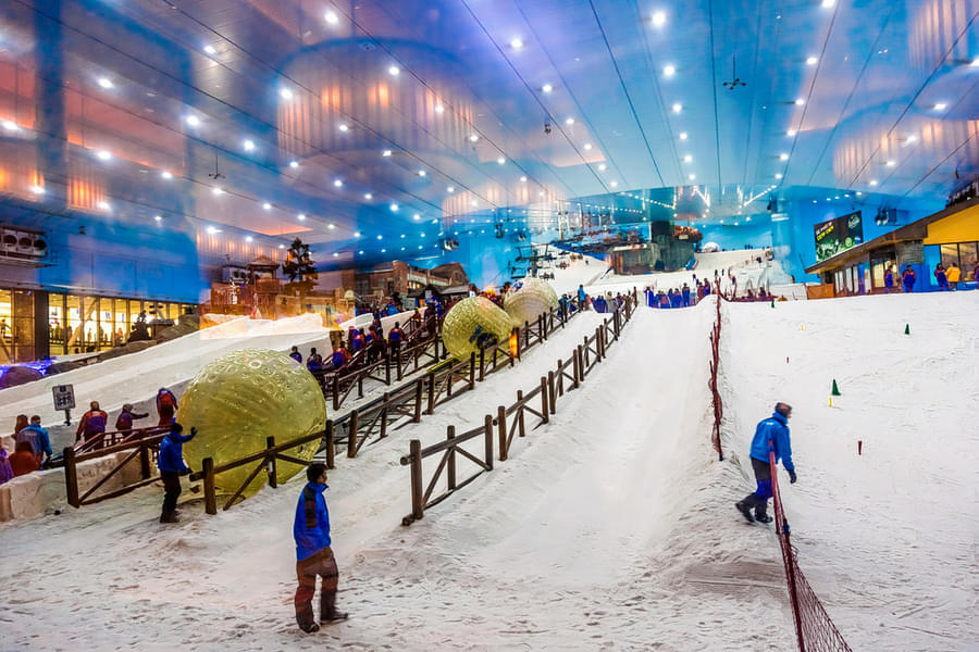 Visit one of the best ski parks in the world, Ski Dubai