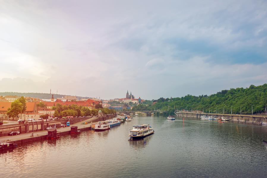 Witness the stunning view around, Prague