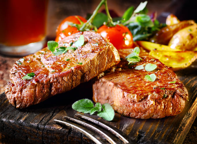 Grilled Meat at Happy Valley Restaurant