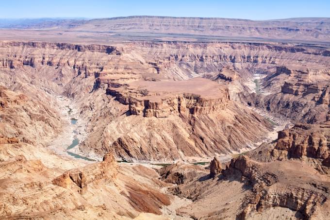 Hiking at Fish River Canyon