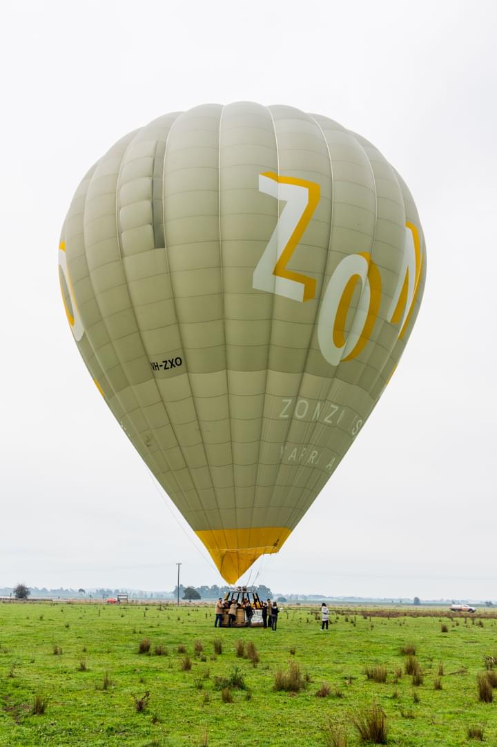 Hot Air Balloon Ride At Yarra Valley