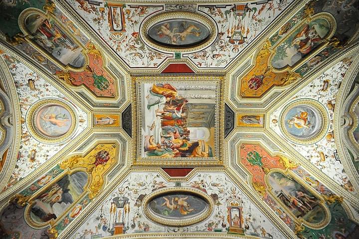 Sala Dell'Immacolata Ceiling frescoes