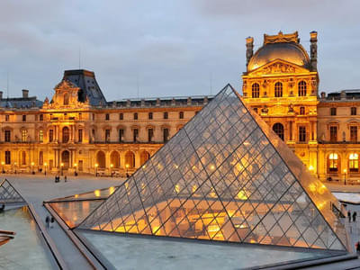 Explore Louvre Museum in Paris, renowned as the largest art gallery in the world
