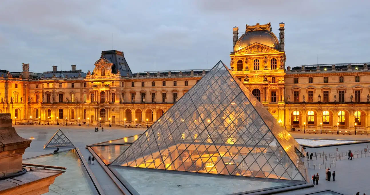 Explore Louvre Museum in Paris, renowned as the largest art gallery in the world