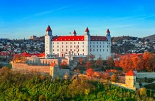 Amazing architecture of the Bratislava Castle, Slovakia