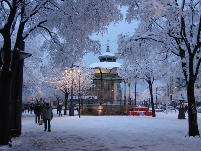 Marseille snow