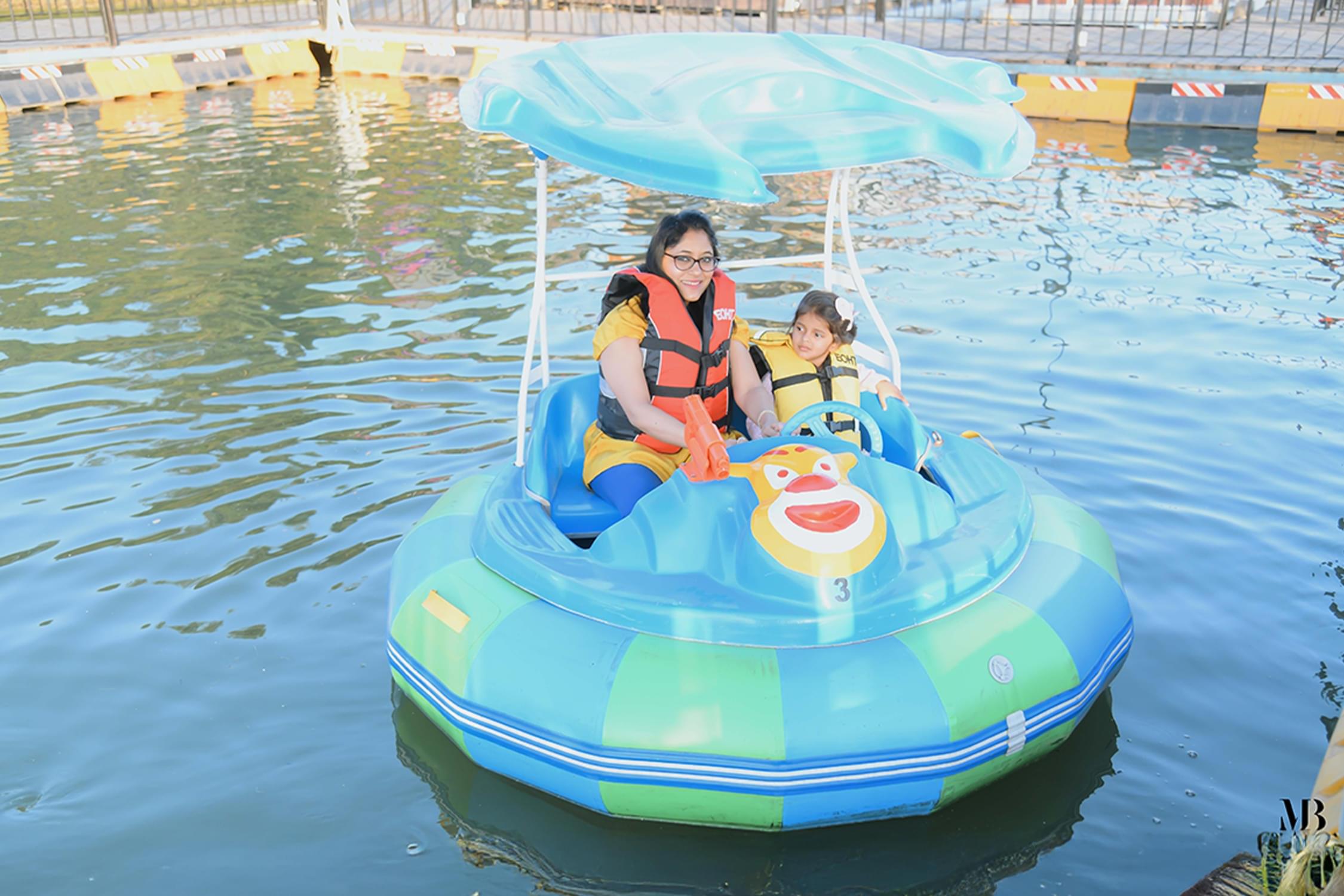 Paddle across the man-made Lake