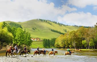 Enjoy horse ride in Terelj National Park