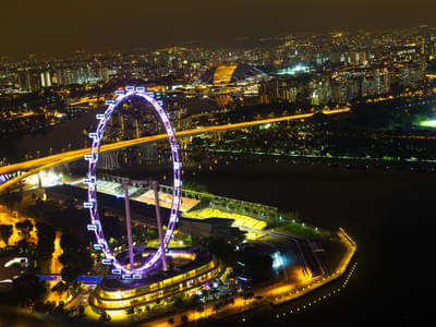 Take in stunning views of various attractions across the city