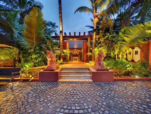 Entrance of the resort