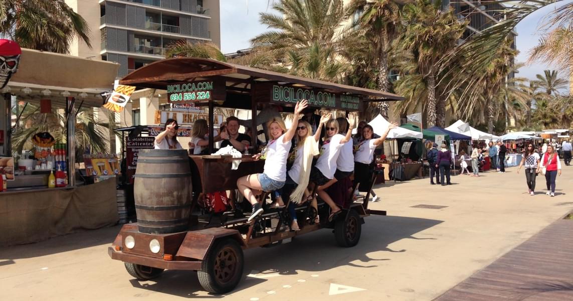 Barcelona Beer Bike Tour With Guide Image