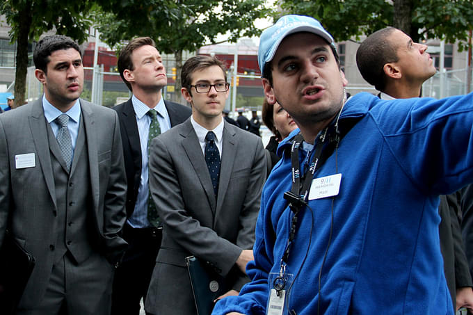 Guided Tour at 911 memorial