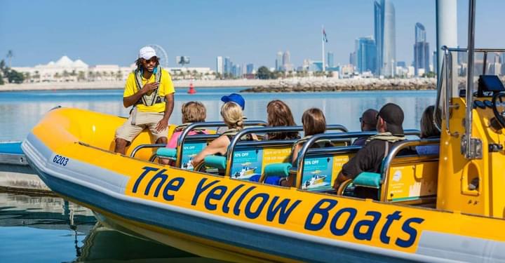 yellow boat tour