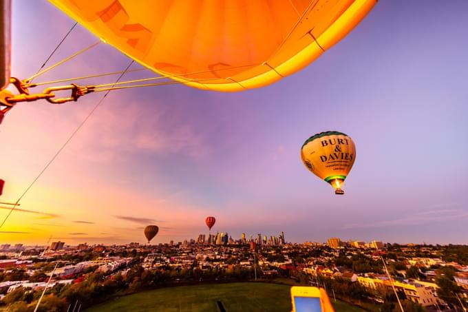 Sunrise Hot Air Balloon Melbourne