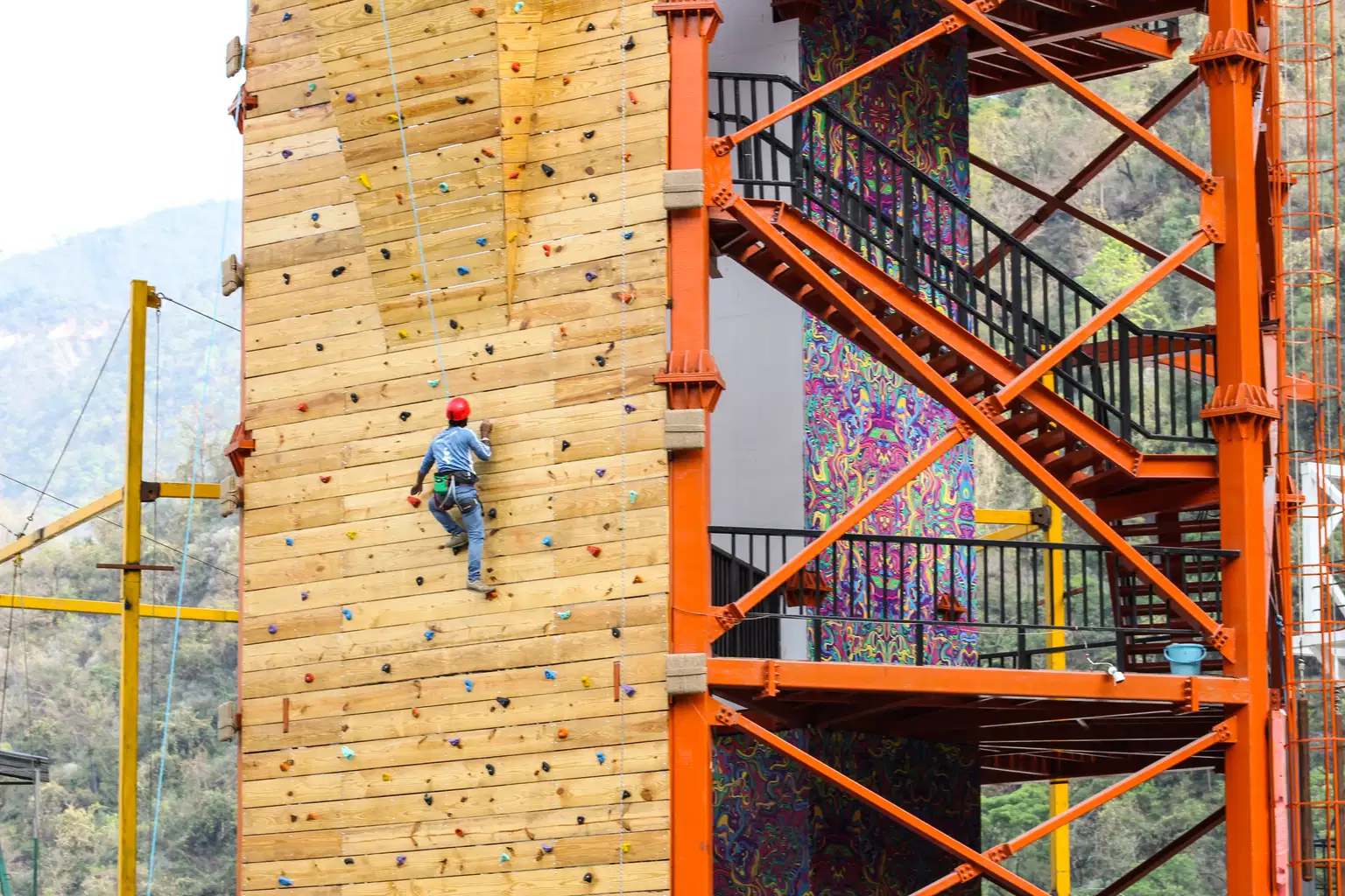 Wall Climbing in Rishikesh