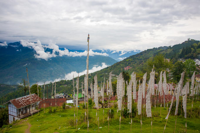 Soak-in the amazing views of the mountains during your journey