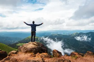 Take in the stunning landscapes of Chikmagalur as you trek to Kurinjal Peak’s summit