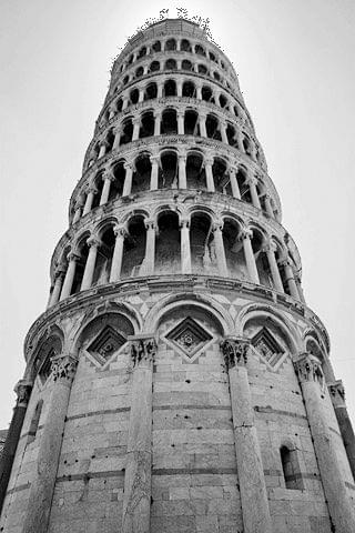The Beginning of the Construction of the Leaning Tower of Pisa