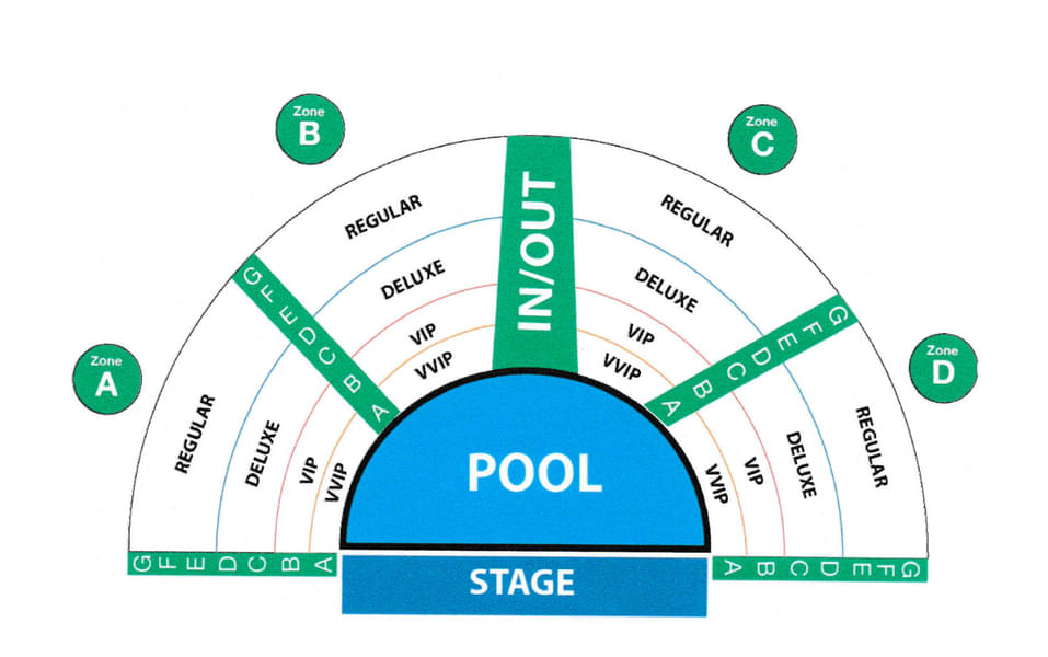 Seating Map for the show