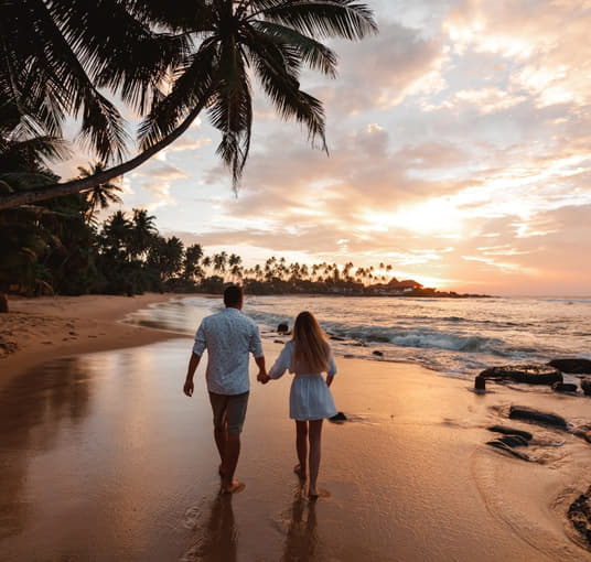 Sunrise views of Bentota Beach