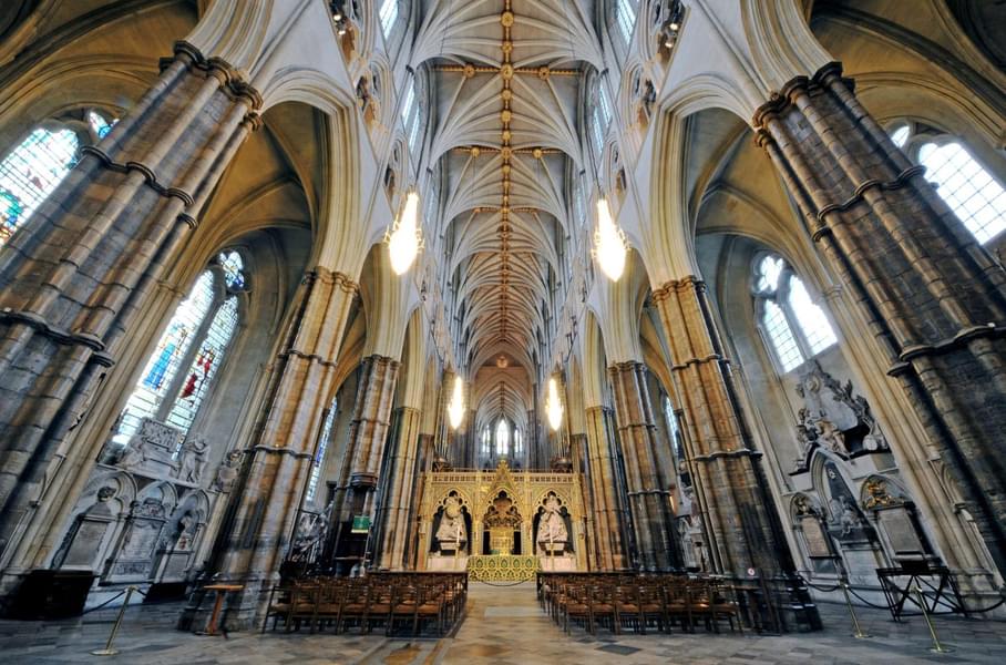 Take in the intricate interiors of the Abbey 