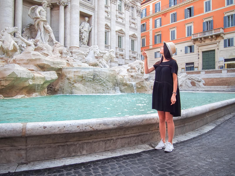 Make a wish at Trevi Fountain
