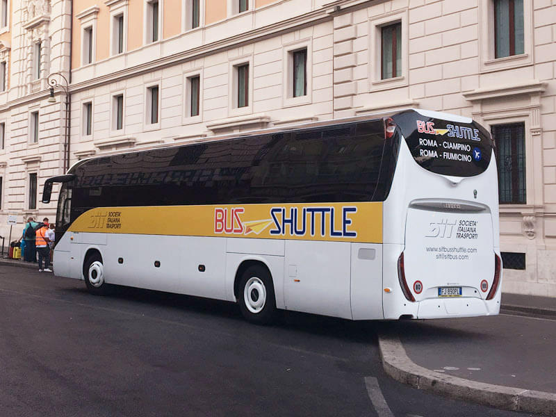 Explore the Rome through the bus shuttle service