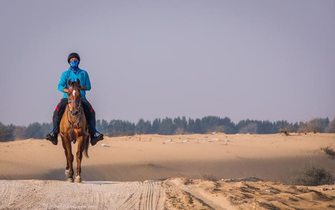 Horse riding