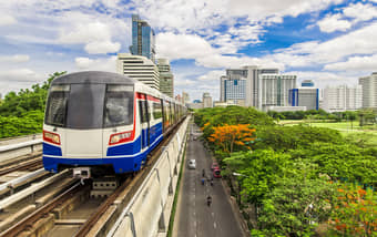 BTS trains, Bangkok