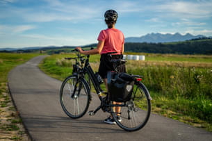Hop on the cycle and peddle your way across the reservoir