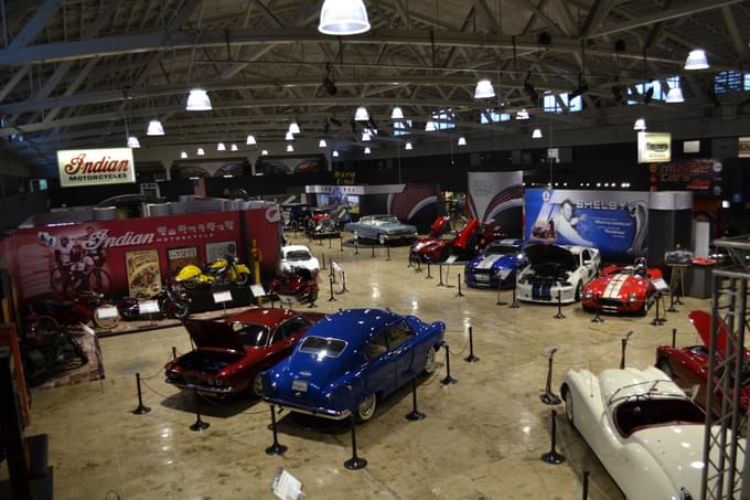 See the enormous collection of vintage cars