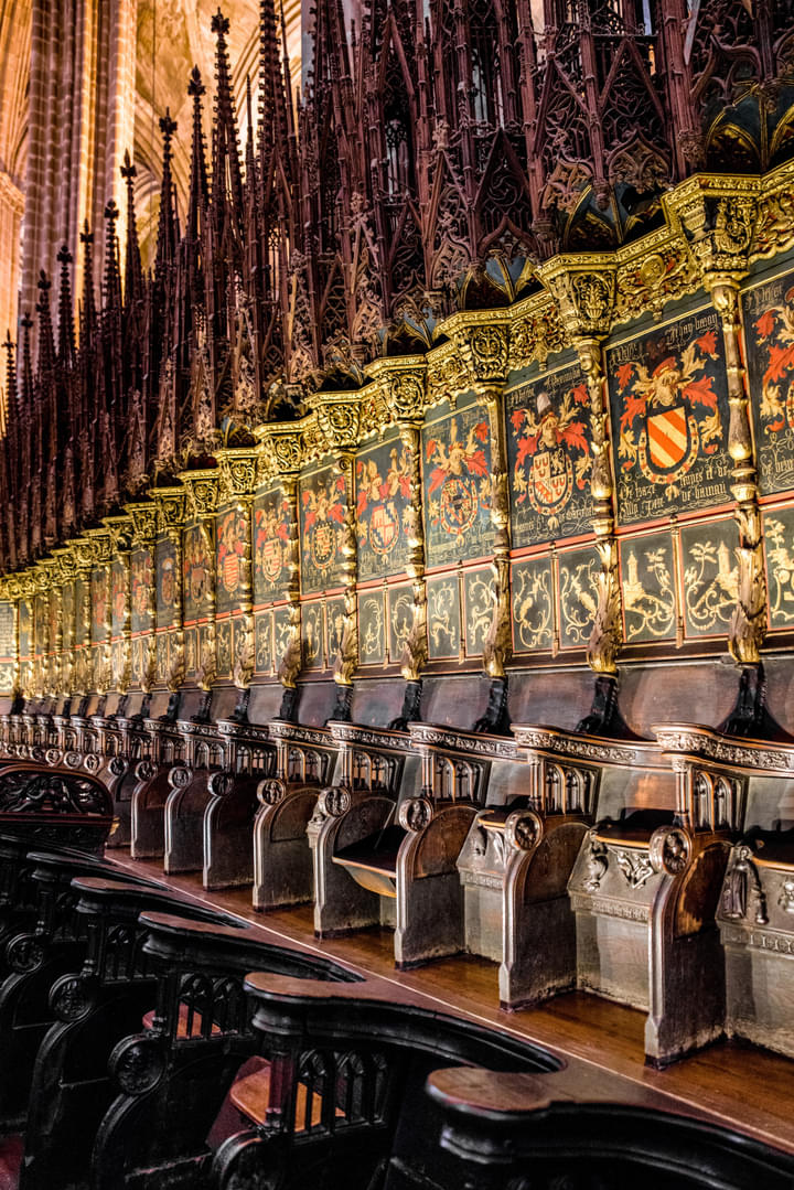 The Choir Stalls at Cathedral of Barcelona