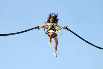 Soar high above Shimla with an intense burst of speed and adrenaline with reverse bungee jumping