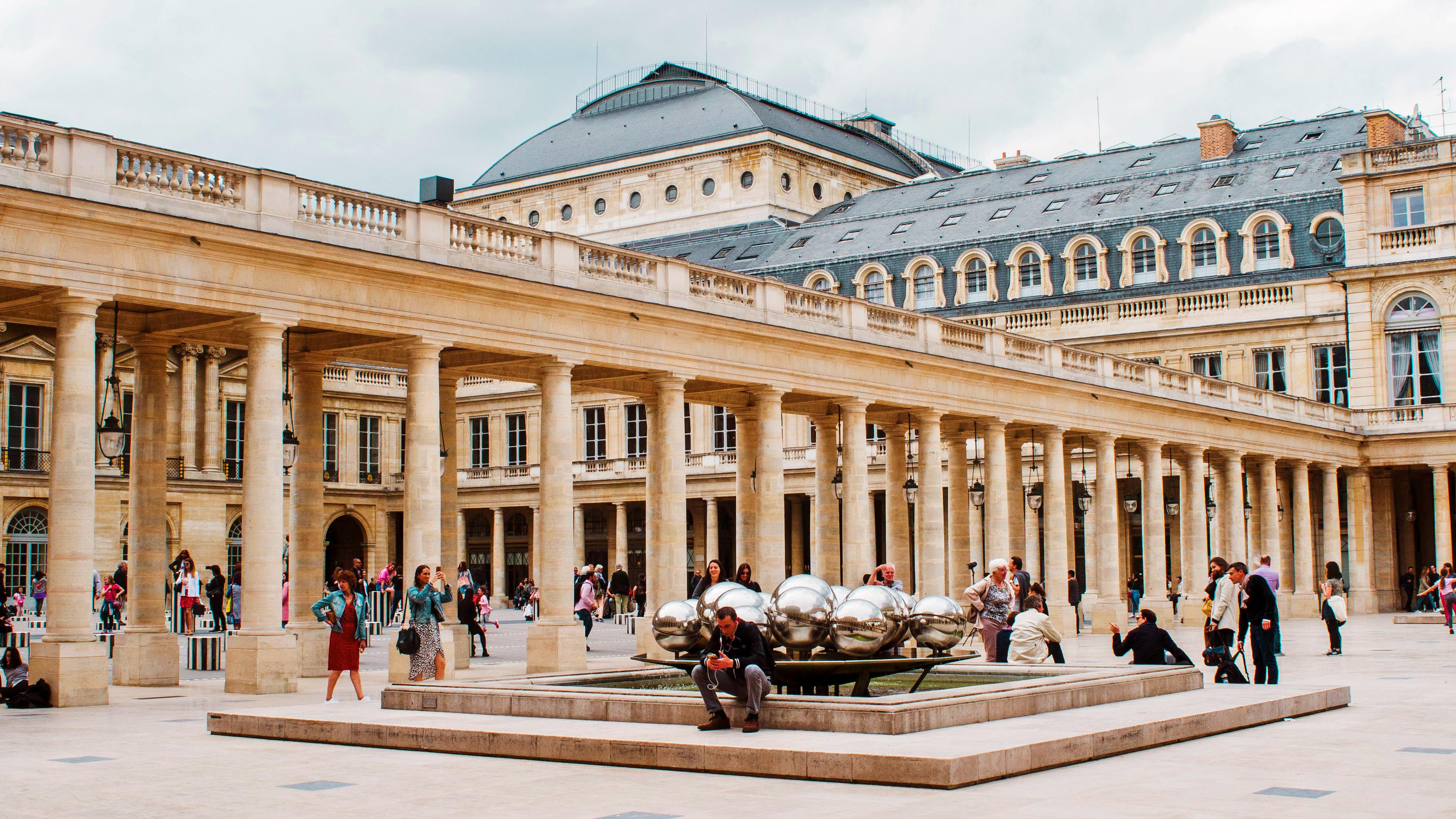 The Palais-Royal gardens in Paris, a Parisian favorite