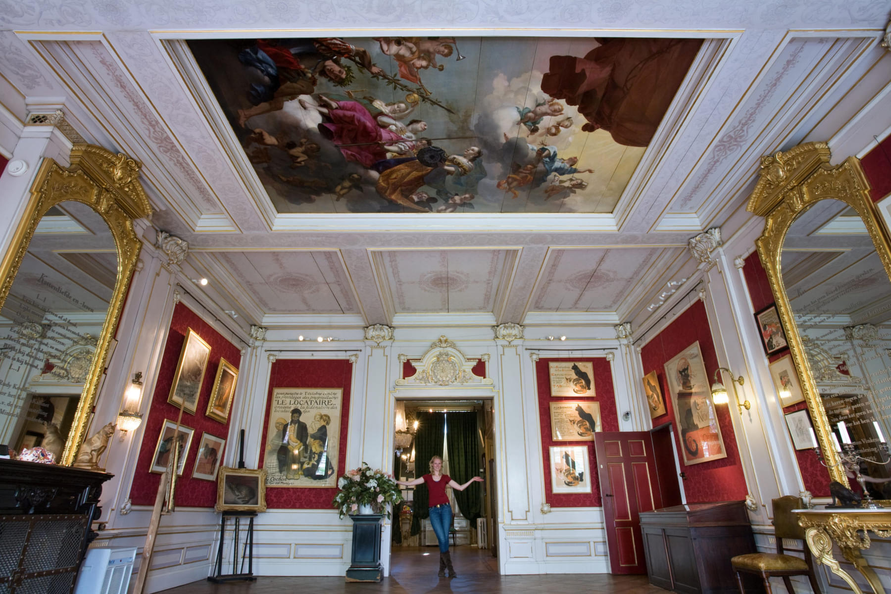 Admire the beautiful interior of the museum