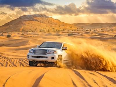 Go dune bashing in the Dubai desert for an exciting adventure