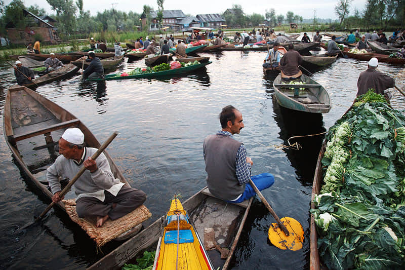 Admire local culture at the floating gardens