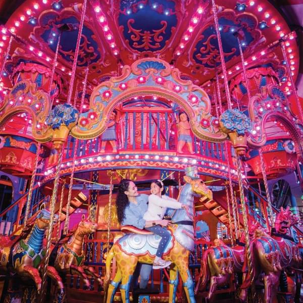 Royal Carousel Ride at  Skytropolis Indoor Theme Park Genting Highlands