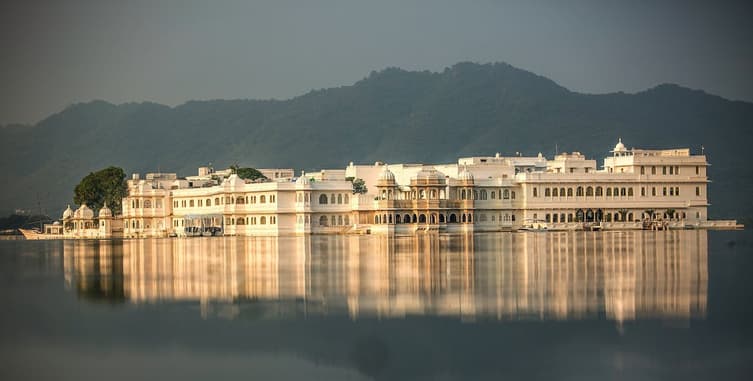 Outside view of Taj Lake Palace
