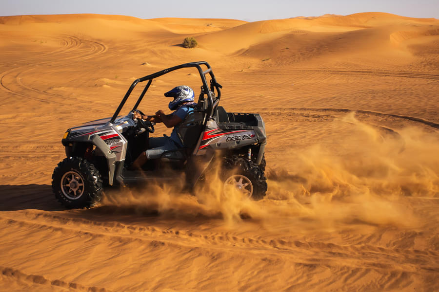 Ride a Quad bike in high red dunes