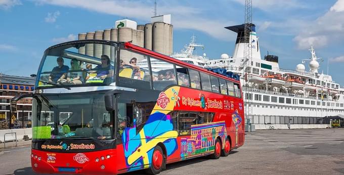 Red Sightseeing Stockholm Hop-On Hop-Off Bus & Boat