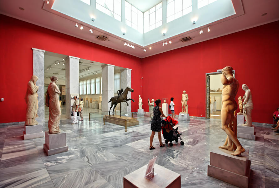 Be stunned as you see the Jockey of Artemision among other famous sculptures