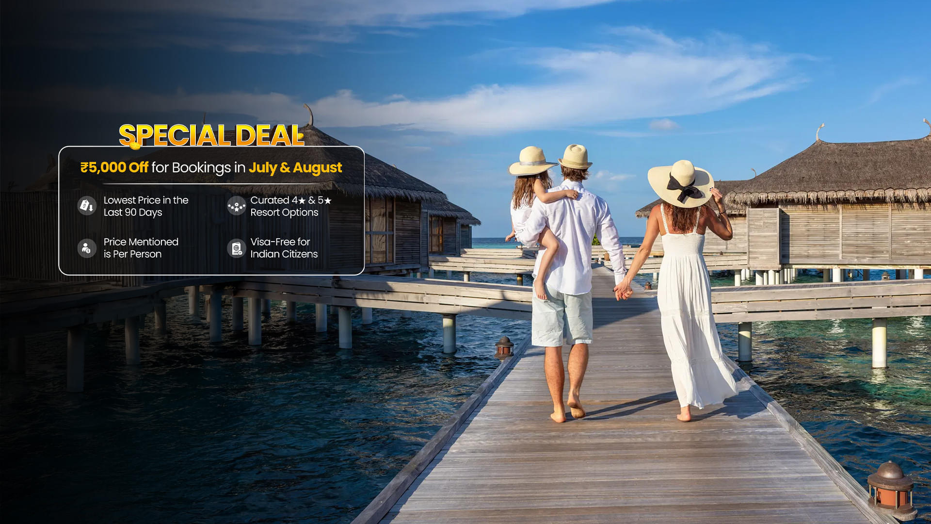 Maldives Tour Packages | Upto 40% Off