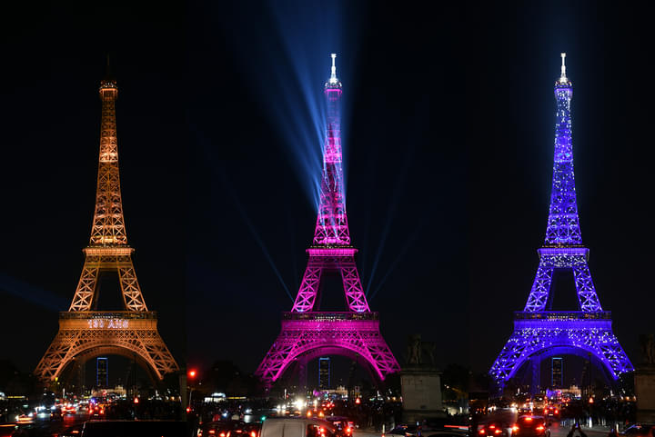 Light show at Eiffel Tower, Eiffel Tower Tour