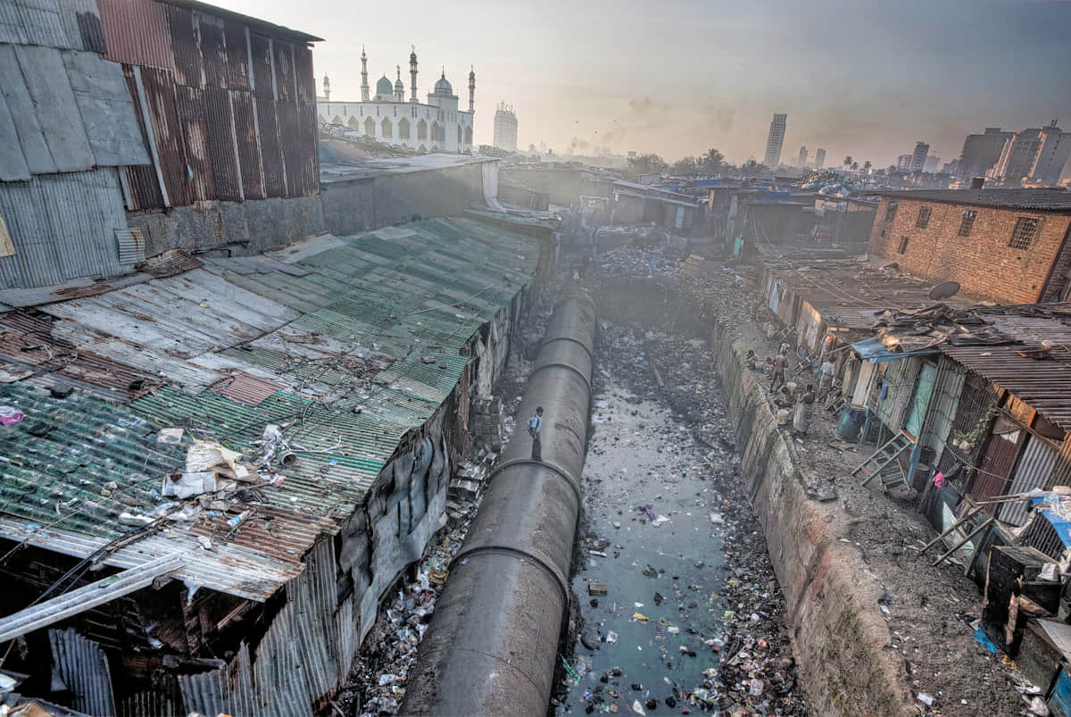 Dharavi Slum, <em>Mumbai</em>